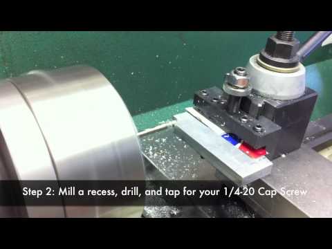 Making a Tailstock Dial Indicator Stop for a Grizzly G0602 Lathe